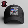 Operation Epic Fury USA Flag US Forces Launch Hat Cap