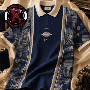 PSG x Nike x Dior Exclusive Parisian Heritage Concept Design by Aki Polo Shirt