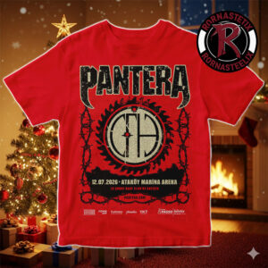 Pantera Event Poster Show At Atakoy Marina Arena On July 12 2026 Istanbul Turkey Unisex T-Shirt