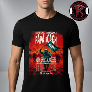 Papa Roach Rise Of The Roach UK And Ireland 2026 Schedule Venue Dates Unisex T-Shirt