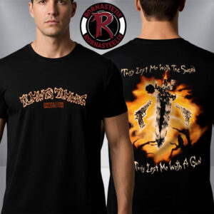 Paris Texas They Left Me With The Sword And Gun Unisex T-Shirt Two Sided