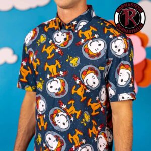Peanuts Snoopy In Space RSVLTS Men And Women Hawaiian Shirt
