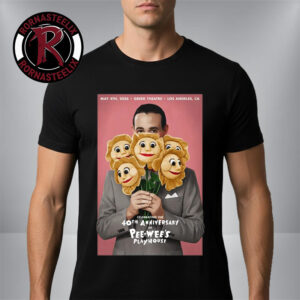 Pee Wee Herman Celebrating The 40th Anniversary Of Pee Wee’s Play House On May 4 2026 At Greek Theatre Los Angeles CA Unisex T-Shirt