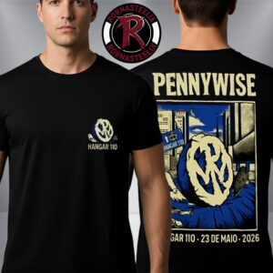 Pennywise 2026 Punk Rock Concert Merch At Hangar 110 Sao Paulo Show On May 23 2026 Unisex T-Shirt Two Sided