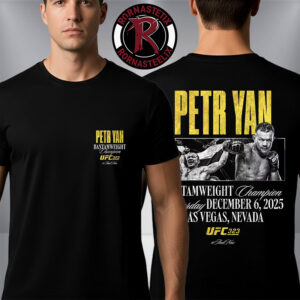 Petr Yan UFC 323 Bantamweight Champion 2025 December 6 2025 Las Vegas Nevada Unisex T-Shirt Two Sided
