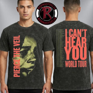 Pierce The Veil I Can’t Hear You World Tour 2026 Honolulu Hawaii Merchandise Album Schedule Washed T-Shirt