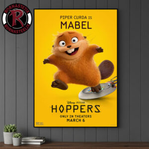 Piper Curda Is Mabel Character Poster For Hoppers Only In Theaters March 6 2026 Poster Canvas Decor