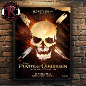 Pirates Of The Caribbean The Immersive Adventure Secret Cinema On February 2027 Poster Canvas Decor