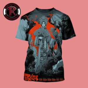 Pixies P40 Asia Tour 2026 Artwork by Ken Taylor All Over Print Shirt