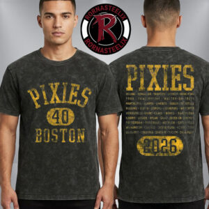 Pixies P40 Asia Tour 2026 Exclusive Merch Collegiate Washed T-Shirt