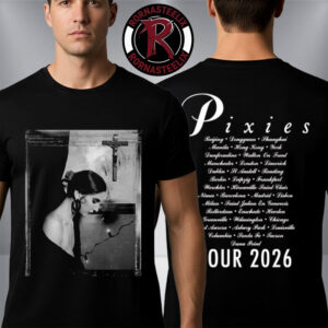 Pixies P40 Asia Tour 2026 Exclusive Merch Framed Rosa Unisex T-Shirt Two Sided