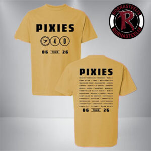 Pixies P40 Asia Tour 2026 Exclusive Merch In Beijing China Cities Tour Unisex T Shirt