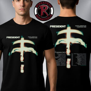 President Band North American Campaign 2026 Schedule Tour Dates Unisex T-Shirt Two Sided