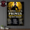 Primus Band Send In The Clowns Event Poster At Fox Theater On December 30-31 2025 In Oakland CA Poster Canvas Decor Primus Band Send In The Clowns Event Poster At Fox Theater On December 30-31 2025 In Oakland CA Poster Canvas Decor