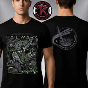Project Hail Mary 2026 Merch Tee Amaze Grace Rocky Save Stars Unisex T-Shirt Two Sided