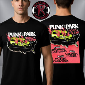 Punk In The Park Road Show 2026 Venue Dates Unisex T-Shirt Two Sided