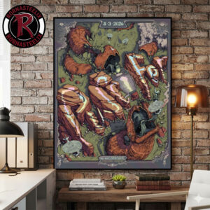 Puscifer Normal Isn?t Tour 2026 Event Poster At Red Rocks Amphitheaters On May 3 2026 Morrison Colorado Poster Canvas Decor