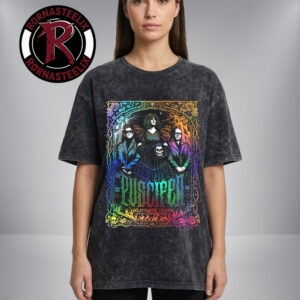 Puscifer The Normal Isn’t Tour 2026 Venue Poster At Golden Gate Theatre On May 11 2026 San Francisco CA Rainbow Limited Edition Washed T-Shirt
