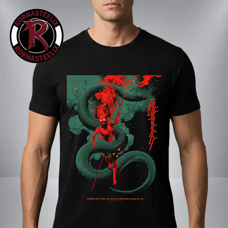 Puscifer The Normal Isn?t? Tour 2026 Niagara Falls ON Poster On April 15 2026 At The OLG Stage At Fallsview Casino Unisex T-Shirt