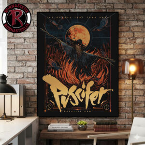 Puscifer VIP Poster For The Normal Isn’t Tour 2026 Poster Canvas Decor