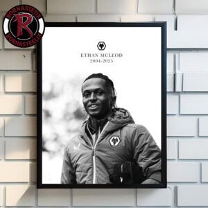 RIP Ethan McLeod  Wolverhampton Wanderers Player Passed Away 2004-2025 Poster Canvas Decor