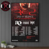 Resident Evil Requiem x Scream 7 Official Key Art Poster Canvas Decor