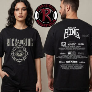 Rock am Ring 2026 Festival Merchandise Eye Line Up 2026 June 5-7 2026 Nurburgring Unisex T-Shirt Two Sided