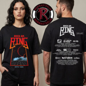 Rock am Ring 2026 Festival Merchandise Space Odyssey Line Up 2026 June 5-7 2026 Nurburgring Unisex T-Shirt Two Sided