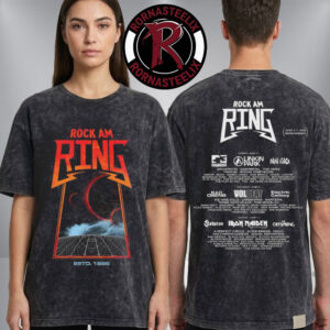 Rock am Ring 2026 Festival Merchandise Space Odyssey Line Up 2026 June 5-7 2026 Nurburgring Washed T-Shirt
