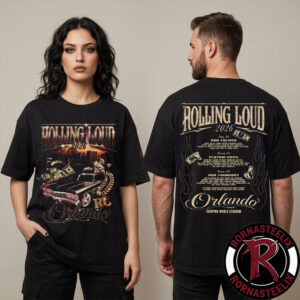Rolling Loud Orlando 2026 Donk Bling 26 Lineup Unisex T Shirt Two Sided