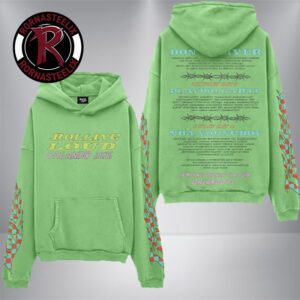 Rolling Loud Orlando 2026 Hardstyle 26 Lineup Green Hoodie