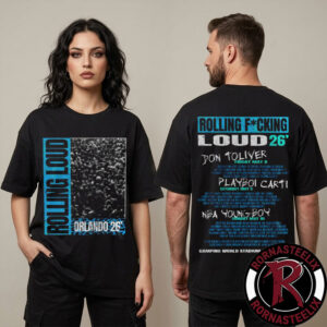 Rolling Loud Orlando 2026 In The Crowd Vintage 26 Lineup Unisex T-Shirt Two Sided