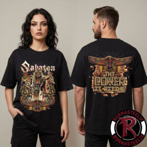 Sabaton The Legendary Tour 2026 Pop Up Collection Eternal Conqueror Unisex T-Shirt Two Sided