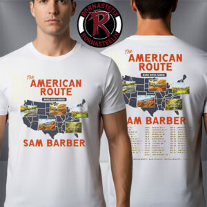 Sam Barber The American Route 2026 Schedule Tour Dates Unisex T-Shirt Two Sided