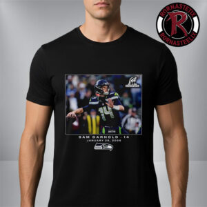 Sam Darnold Seattle Seahawks NFL Flash Features Week 21 January 25 2026 Unisex T-Shirt