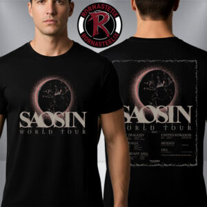 Saosin World Tour 2026 Schedule Tour Dates Unisex T-Shirt Two Sided