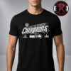 Seattle Seahawks NFL 2025 NFC West Division Championship Mascot Unisex T-Shirt Seattle Seahawks NFL 2025 NFC West Division Championship Mascot Unisex T-Shirt