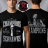 Seattle Seahawks Nike Natural Super Bowl LX Champions 2026 NFL Emerald City Football Unisex T-Shirt Two Sided