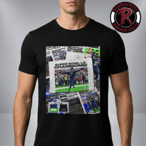 Seattle Seahawks Super Bowl LX Champions 2026 Defeated New England Patriots Unisex T-Shirt