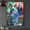 Seattle Seahawks vs New England Patriots NFL Super Bowl LX 2025-26 Poster Canvas Decor