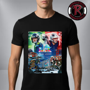 Seattle Seahawks vs New England Patriots At Super Bowl LX On February 8 2026 Unisex T-Shirt