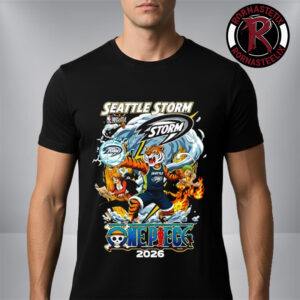 Seattle Storm x One Piece 2026 Anime Art Unisex T-Shirt