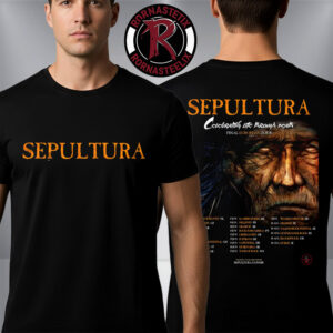 Sepultura Celebrating Life Through Death Final European Tour 2026 Schedule Tour Dates Unisex T-Shirt Two Sided