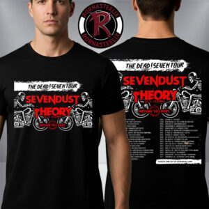 Sevendust The Dead Seven Tour 2026 Schedule Tour Dates Unisex T Shirt Two Sided