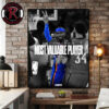 Shai Gilgeous Alexander Oklahoma City Thunder 2026 NBA MVP Back To Back Poster Canvas Decor Shai Gilgeous Alexander Oklahoma City Thunder 2026 NBA MVP Back To Back Poster Canvas Decor