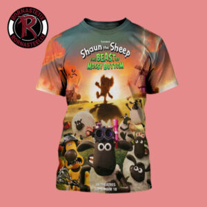 Shaun The Sheep The Beast Of Mossy Bottom In Theaters September 18 2026 All Over Print Shirt