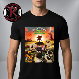 Shaun The Sheep The Beast Of Mossy Bottom In Theaters September 18 2026 Unisex T-Shirt