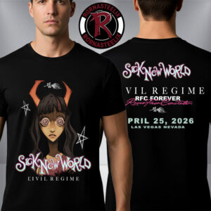 Sick New World x Civil Regime 2026 Merch Eivil Regime Unisex T-Shirt Two Sided