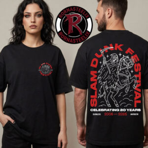 Slam Dunk Festival 2026 Merchandise Year Of The Horse Celebrating 20 Years Unisex T Shirt Two Sided