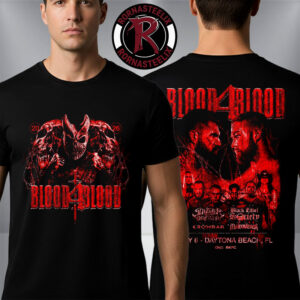 Slaughter Society Blood4Blood Event Merch In Daytona Beach Florida On May 6 2026 Unisex T-Shirt Two Sided